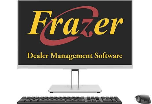 Frazer Logo on Computer Screen