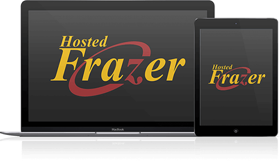 Hosted Frazer logo on device screens